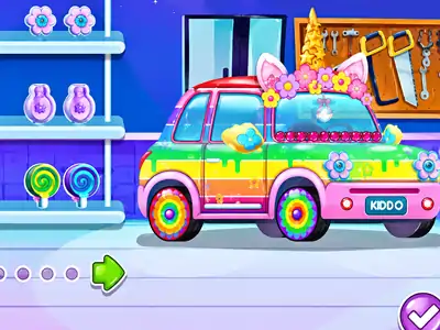 Decor Rainbow Car - Ladki Wala Game